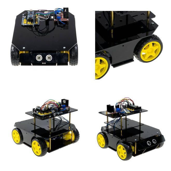 REX Evolution Serisi Survivor Robot Kiti - 4 in 1 (mBlock5 ve Arduino IDE Uyumlu) - E-Kitap Hediyeli - 5
