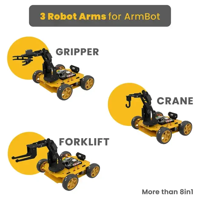 REX Evolution Serisi Super Star Transformers - 8 in 1 (Micropython ve Arduino IDE Uyumlu) - E-Kitap Hediyeli - 6