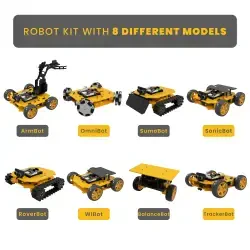 REX Evolution Serisi Super Star Transformers - 8 in 1 (Micropython ve Arduino IDE Uyumlu) - E-Kitap Hediyeli - 3