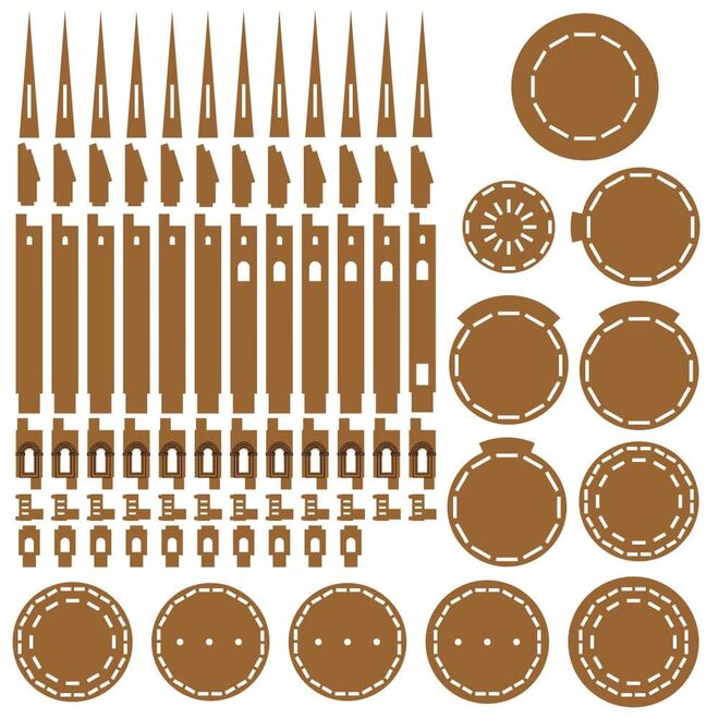 R.E.X Woody Series D.I.Y Galata Tower - 5