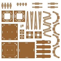 REX Woody Series Eiffel Tower - 5