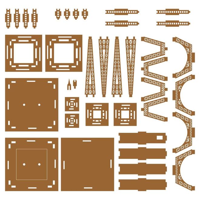 REX Woody Series Eiffel Tower - 5