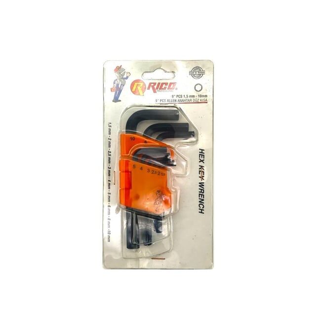 Rico RC2899 Allen Key Set 9 Pieces - 5