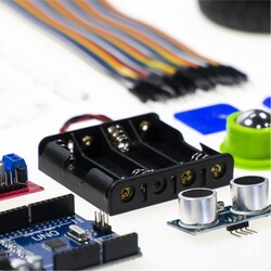 Robotistan Car Kit - Compatible with Arduino- Bluetooth Robot Vehicle - 2WD - 5