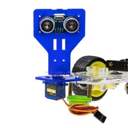 Robotistan Car Kit - Compatible with Arduino- Bluetooth Robot Vehicle - 2WD - 10