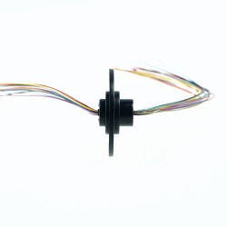 Rotating Cable Slip Ring with Flange (12 Cable and with JST-SH Socket) - Robotistan