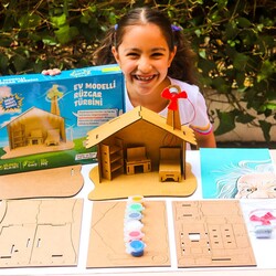 Ev Modelli Rüzgar Türbini - 6