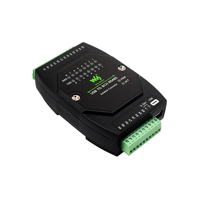 Sanayi Tipi İzoleli 8 Kanal USB RS485 - 3