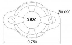 Sarhoş Teker Plastik 9.5 mm (Ball Caster with 3/8 Inch Plastic Ball) - PL-950 - 3