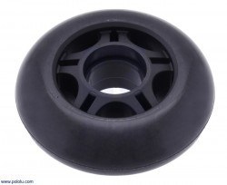 Scooter/Skate Wheel 70×25mm - Black - PL3272 - 3