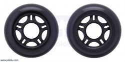 Scooter/Skate Wheel 70×25mm - Black - PL3272 - Pololu