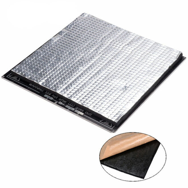 Self Adhesive Tray Thermal Insulation Cotton 200x200x10mm - 1