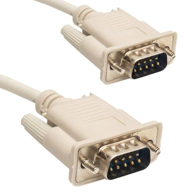 Serial RS 232 Cable Male-Male Cable - 1.5 M - 1