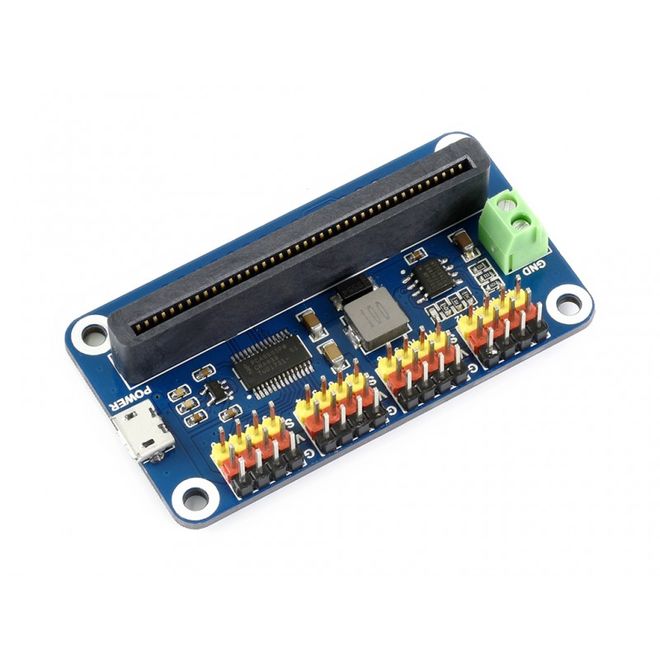 Servo Driver for micro:bit, 16-Channel, 12-bit, I2C - 1