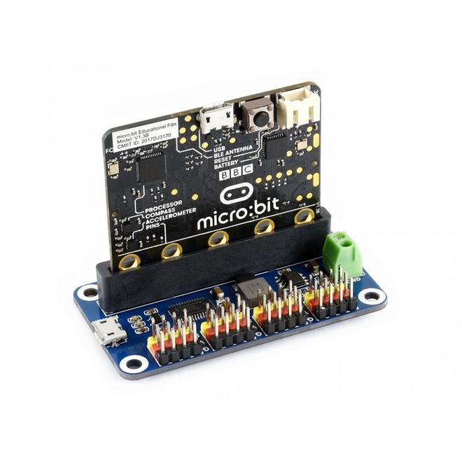 Servo Driver for micro:bit, 16-Channel, 12-bit, I2C - 3
