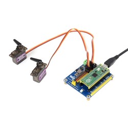 Servo Driver Module for Raspberry Pi Pico, 16-ch Outputs, 16-bit Resolution 