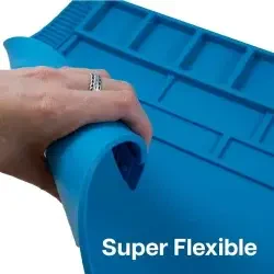 Silicone Repair Work Mat S180 555x350mm Heat Resistant with Magnetic Sections - 3