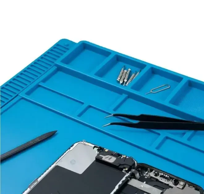 Silicone Repair Work Mat S180 555x350mm Heat Resistant with Magnetic Sections - 5