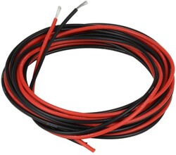 Silicone Wire 18 Gauge 1 Meter Red/ 1 Meter Black 