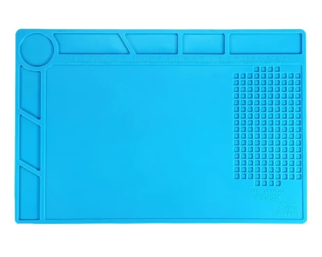 S120B Antistatik ESD Lehimleme Matı - 340x230mm Isıya Dayanıklı - Robotistan