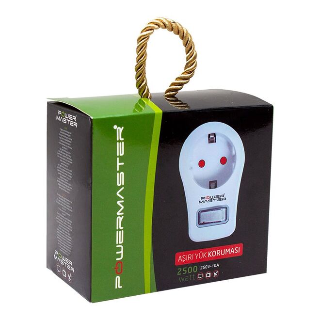 Single Current Protection Socket (10A-2500W) - With Switch - 1