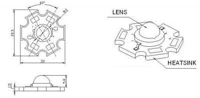 Single Star Power Led PCB - Aluminium - 4