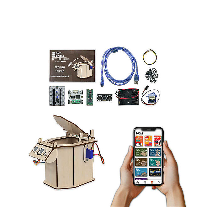 PicoBricks Smart Trash Bin - 4