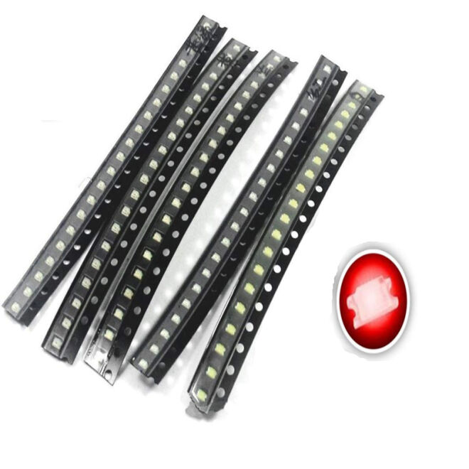 SMD 1206 LED - Red - 25 pcs - 3