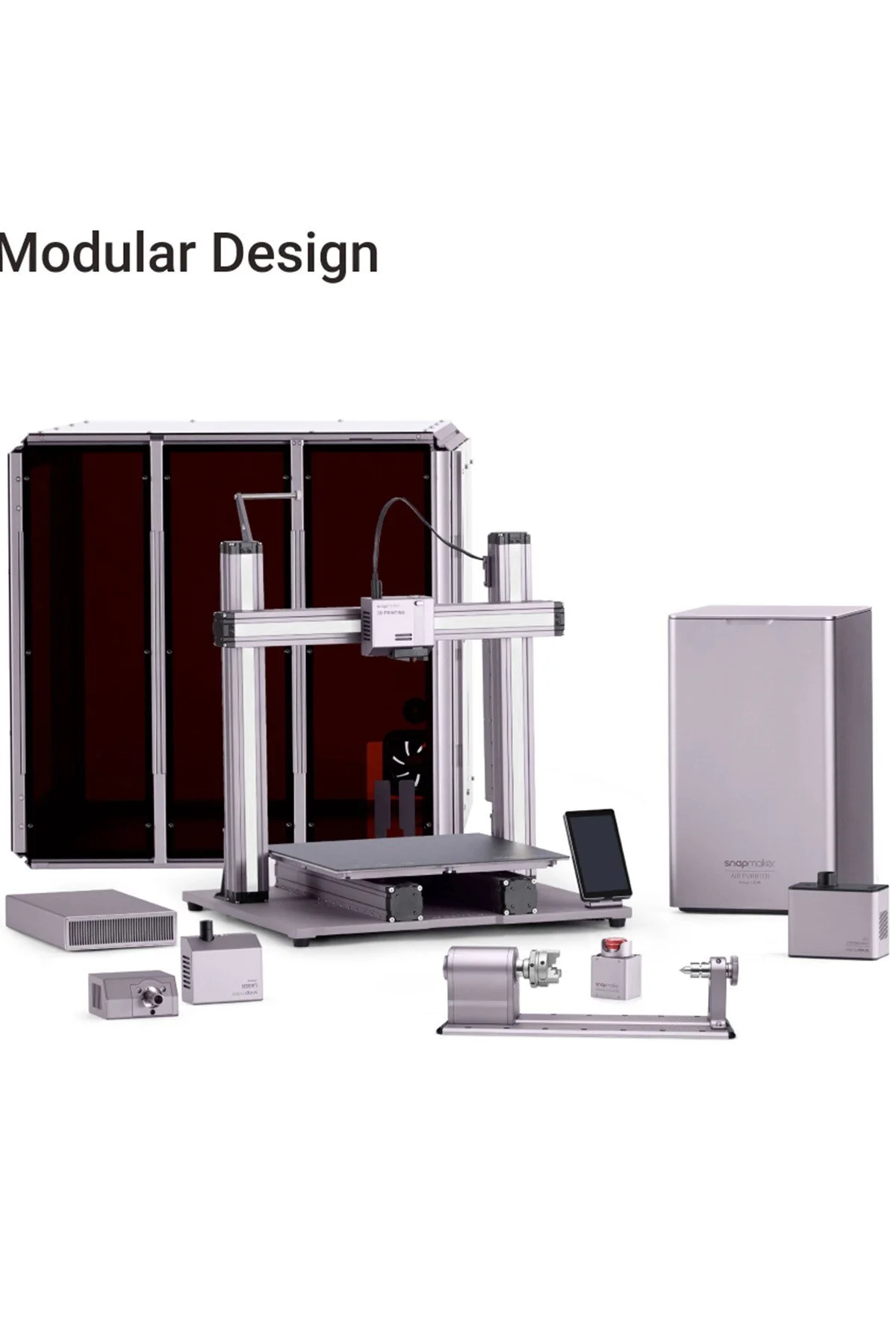Snapmaker 2.0 Modular 3in1 3D Yazıcı - A250T - 4