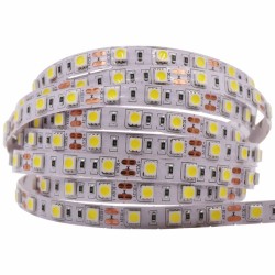 Soğuk Beyaz Tek Çip 60 Led 12V İç Mekan Şerit Led - 10 metre - Fio Led