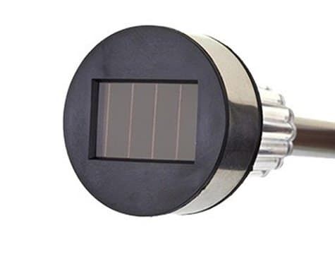 Solar Powered Garden Lamp - Stainless Steel - 2