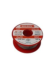 Soldex 100gr 0.50mm 60/40 Lehim Teli - SOLDEX