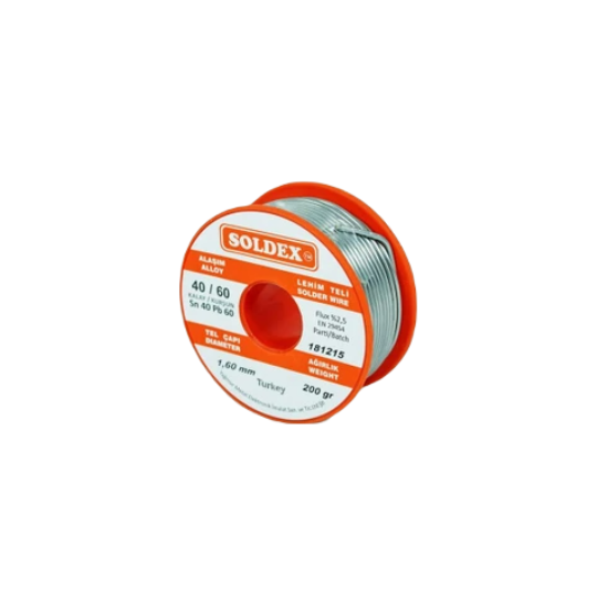 Soldex Sn40 Pb60 Solder Wire - 1.6mm 200gr - 1
