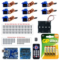 Spider Robot System for Arduino (with Electronic Components) - 5