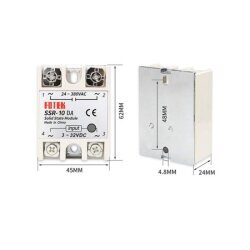 SSR 10DA 10A Solid State Röle - 3