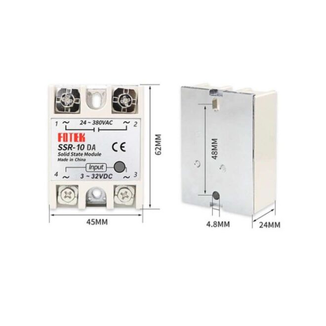 SSR 10DA 10A Solid State Röle - 3