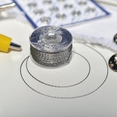 Stainless Conductive Thread - 9M - 3