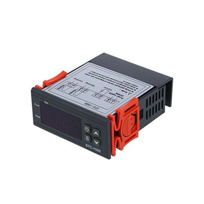 STC 1000 AC220V Çift Kanal Termostat - 1