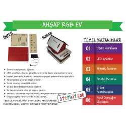 Stemist Box Wooden RGB House - 3