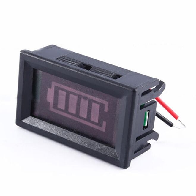 Stepped Digital Volt Level Indicator - Boxed - 24V - 1