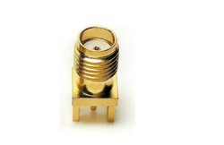 Straight SMA Female to PCB Mount - 3