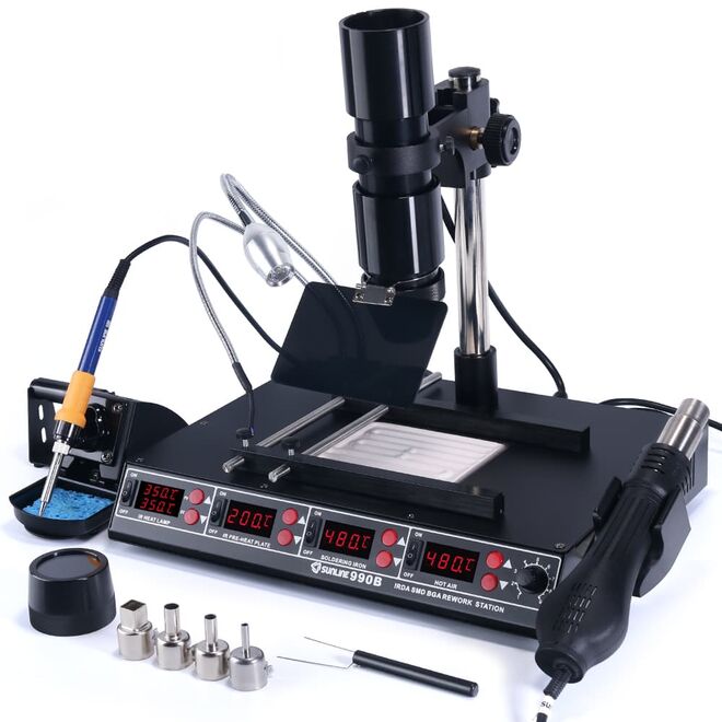 Sunline 990B Infrared BGA Station - Surface Mount Station - 2