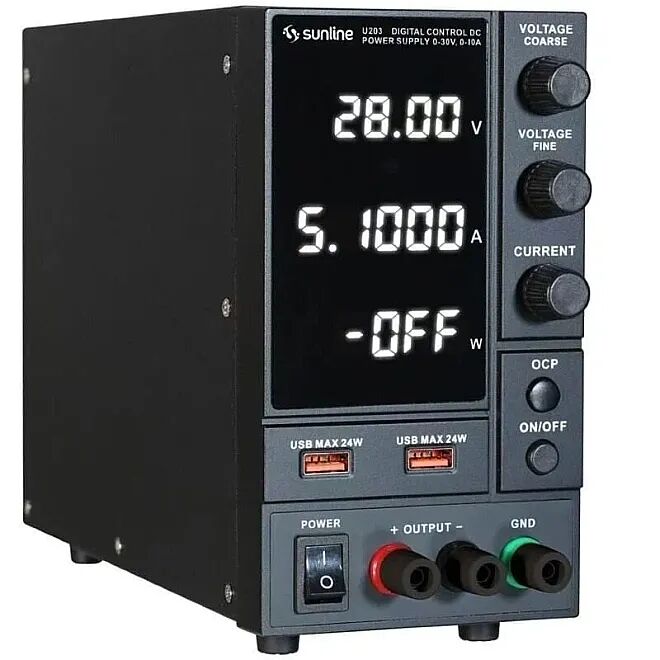 Sunline U203 30V 10A Programlanabilir Güç Kaynağı - 1