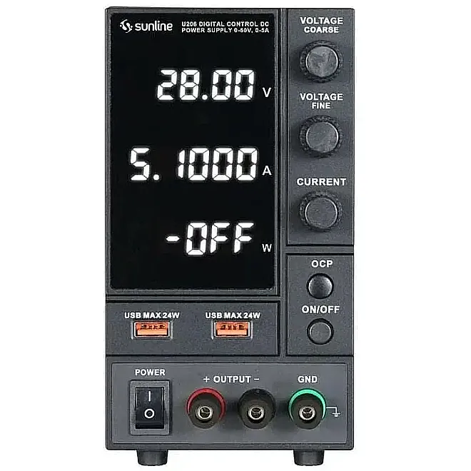 Sunline U206 0-60V 5A Programlanabilir Güç kaynağı - 1
