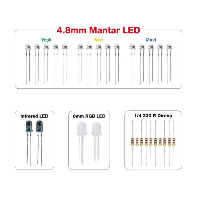 Süper Led Paketi - 118 Parça - 2