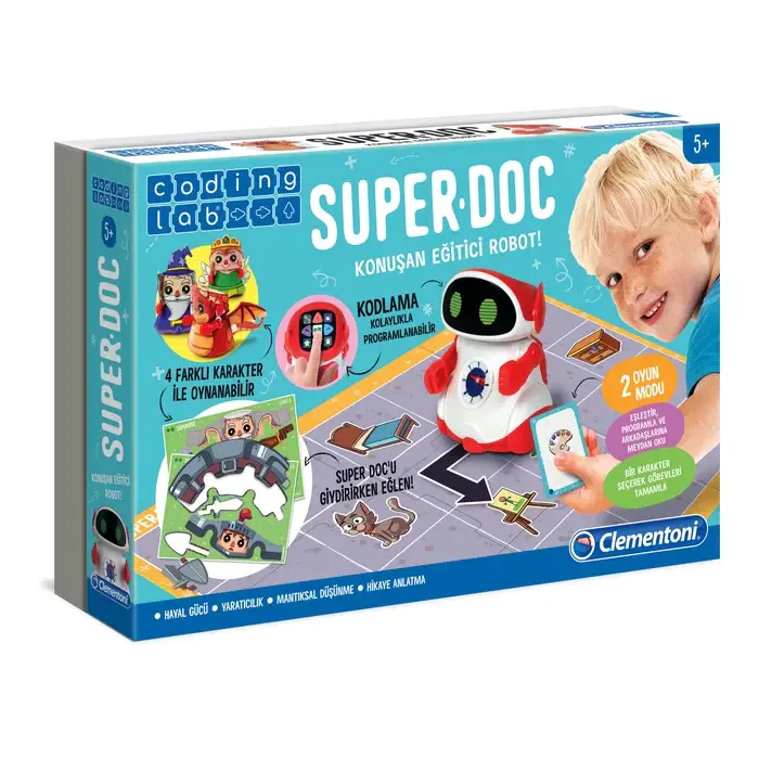 SuperDoc Educational Talking Robot (TK) - Clementoni