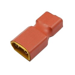 T Plug XT60 Dönüştürücü Erkek - Konektör Çevirici (Batarya ve Şarj Aleti için Uyumlu) 