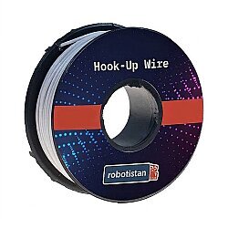 Tek Damar Montaj Kablosu 24AWG 20m - Beyaz - Robotistan
