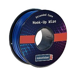 Tek Damar Montaj Kablosu 24AWG 20m - Mavi - Robotistan