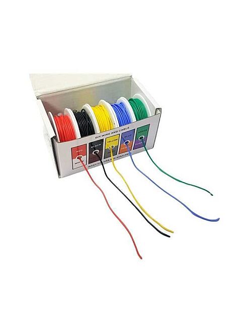 Tek Damar Montaj Kablosu Paketi - 24 AWG 5x20 Metre - 2
